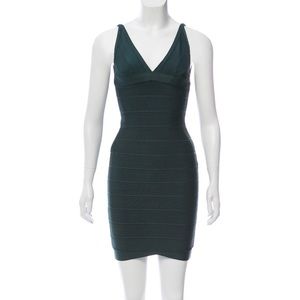Herve Leger Green XXS Dress!